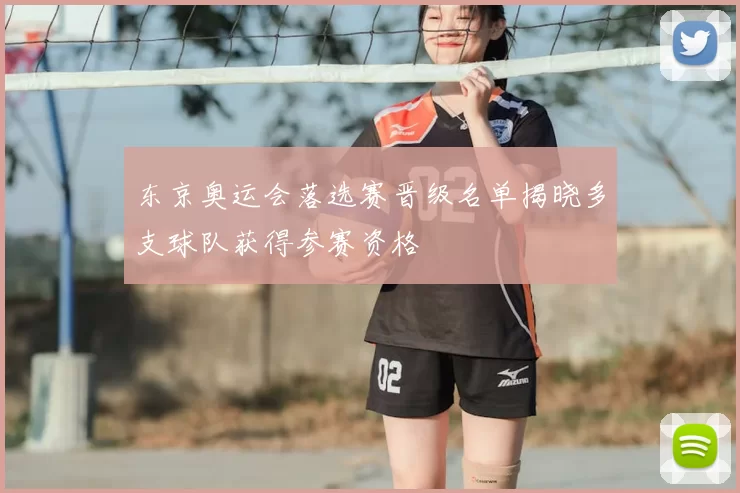 东京奥运会落选赛晋级名单揭晓多支球队获得参赛资格